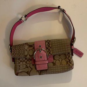 Coach signature snake patchwork handbag C05Q-3689